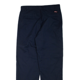 DICKIES Mens Trousers Blue Regular Straight W32 L32