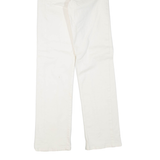 GUESS Womens Trousers White Regular Straight W24 L31