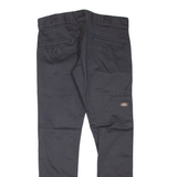 DICKIES Chino Mens Trousers Grey Slim Straight W32 L30