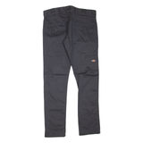 DICKIES Chino Mens Trousers Grey Slim Straight W32 L30