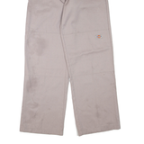 DICKIES Womens Trousers Grey Regular Straight W30 L30