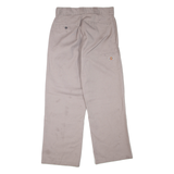 DICKIES Womens Trousers Grey Regular Straight W30 L30