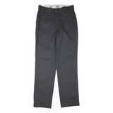 DICKIES Womens Trousers Grey Regular Straight W30 L32