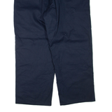 DICKIES Womens Trousers Blue Regular Straight W38 L28