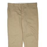 DICKIES Mens Trousers Beige Regular Tapered W40 L30