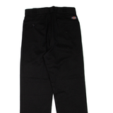 DICKIES Mens Trousers Black Regular Straight W30 L30