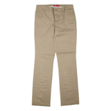 DICKIES Womens Trousers Beige Regular Bootcut W28 L32