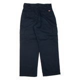 DICKIES Cargo Mens Trousers Black Relaxed Straight W30 L29