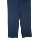 DICKIES Mens Trousers Blue Regular Straight W36 L32