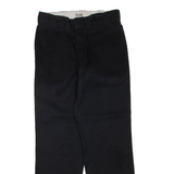 DICKIES Mens Trousers Black Regular Straight W29 L30