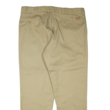 DICKIES Mens Trousers Beige Regular Tapered W42 L32