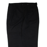 DICKIES Mens Trousers Black Regular Tapered W42 L30