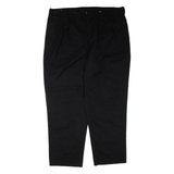 DICKIES Mens Trousers Black Regular Tapered W42 L30
