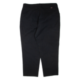 DICKIES Mens Trousers Black Regular Tapered W42 L30