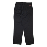 DICKIES Mens Trousers Black Regular Straight W30 L31
