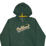 NIKE Team Oakland Athletics Boys Green Hoodie USA XL