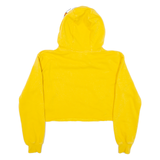 ELLESSE Cropped Womens Yellow Hoodie UK 4