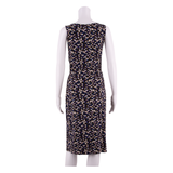 HOBBS LONDON Womens Fit & Flare Dress Blue Viscose Crazy Pattern UK 10