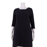 GANNI Pockets Womens A-Line Dress Blue Knee Length S