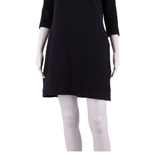 GANNI Pockets Womens A-Line Dress Blue Knee Length S