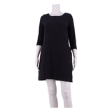 GANNI Pockets Womens A-Line Dress Blue Knee Length S