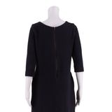 GANNI Pockets Womens A-Line Dress Blue Knee Length S