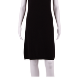 MONSOON Womens Shift Dress Black Short Sleeve Knee Length UK 10