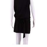 MASSIMO DUTTI Womens Shift Dress Black Sleeveless Knee Length S