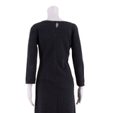 WHITE STUFF Pocketed Womens Shift Dress Grey Knee Length UK 8