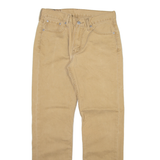 LEVI'S 514 Mens Trousers Beige Slim Straight W30 L32