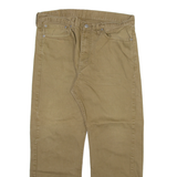 LEVI'S 505 Mens Trousers Beige Regular Straight W36 L29