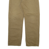 LEVI'S 505 Mens Trousers Beige Regular Straight W36 L29