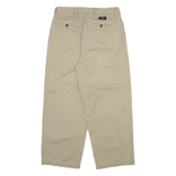 NAUTICA Mens Trousers Beige Relaxed Straight W30 L24