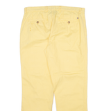 TOMMY HILFIGER Mens Trousers Yellow Slim Straight W33 L30