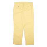 TOMMY HILFIGER Mens Trousers Yellow Slim Straight W33 L30