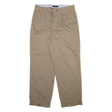 TOMMY HILFIGER Mens Trousers Beige Relaxed Straight W36 L32