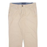 TOMMY HILFIGER Mens Trousers Beige Regular Straight W32 L30