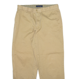 TOMMY HILFIGER Mens Trousers Beige Relaxed Straight W33 L30