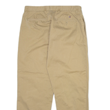 TOMMY HILFIGER Mens Trousers Beige Relaxed Straight W33 L30