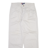 CHAPS RALPH LAUREN Mens Trousers Grey Relaxed Straight W36 L32