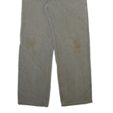 CARHARTT Carpenter Mens Trousers Grey Relaxed Straight W28 L31