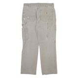 CARHARTT Carpenter Mens Trousers Grey Relaxed Straight W32 L30