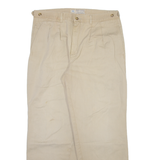 CELIO Mens Trousers Beige Relaxed Straight W34 L29