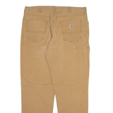 CARHARTT Mens Trousers Orange Relaxed Straight W38 L34