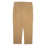 CARHARTT Mens Trousers Orange Relaxed Straight W38 L34