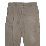 CARHARTT Carpenter Mens Trousers Grey Relaxed Straight W40 L30
