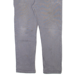 CARHARTT Carpenter Mens Trousers Grey Relaxed Straight W40 L32