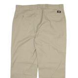 DICKIES Workwear Mens Trousers Beige Relaxed Straight W40 L30