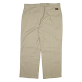 DICKIES Workwear Mens Trousers Beige Relaxed Straight W40 L30
