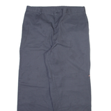 DICKIES Mens Trousers Grey Relaxed Straight W38 L32